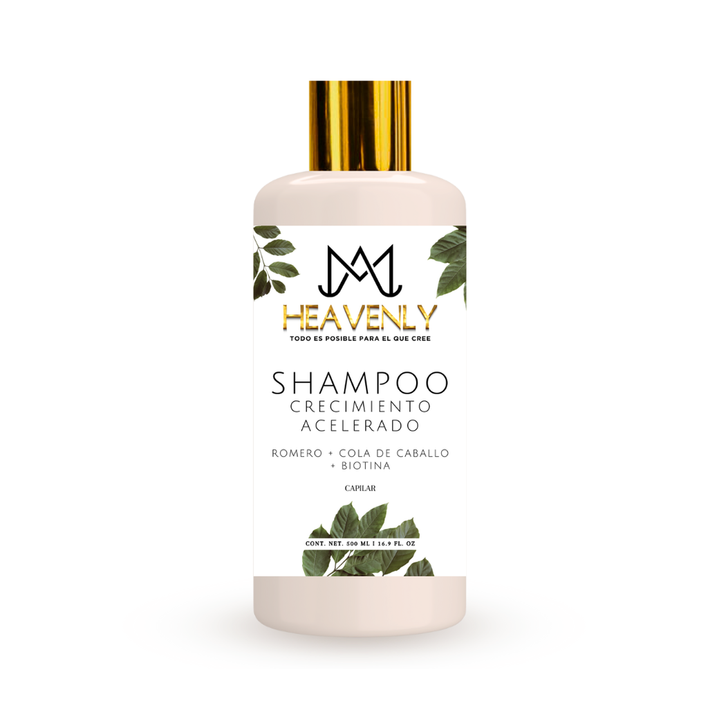 Shampoo capilar de crecimiento acelerado