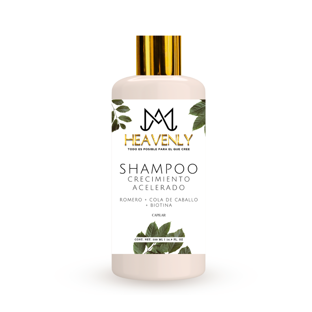 Shampoo capilar de crecimiento acelerado
