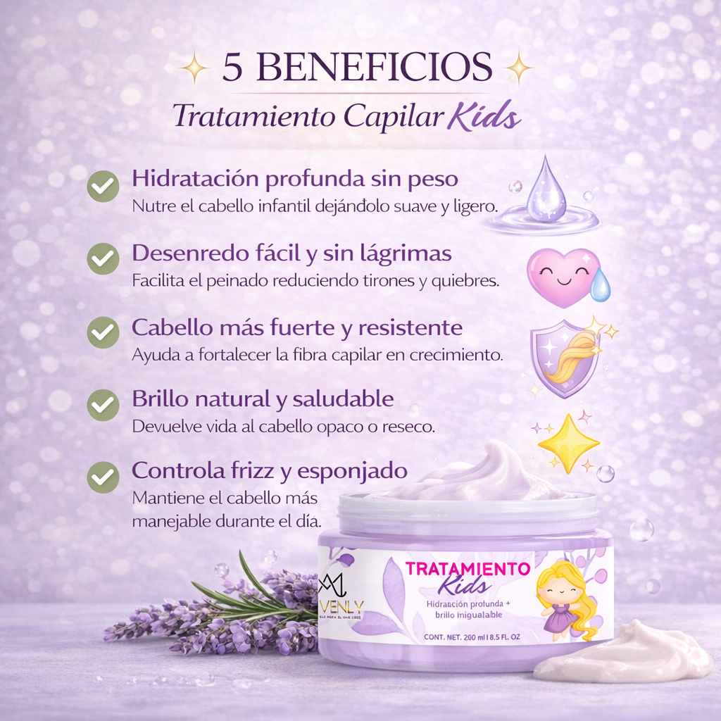 Tratamiento hidratante capilar kids