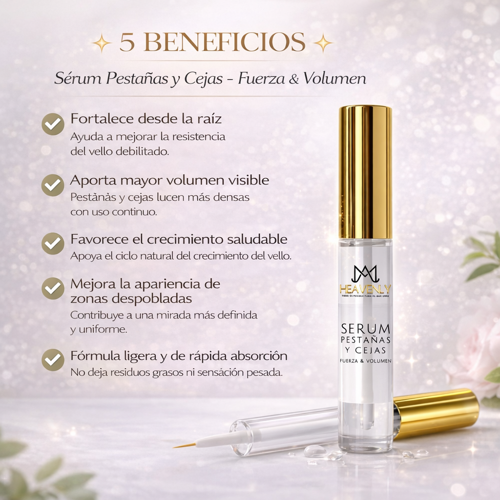 Sérum Pestañas y Cejas – Fuerza & Volumen
