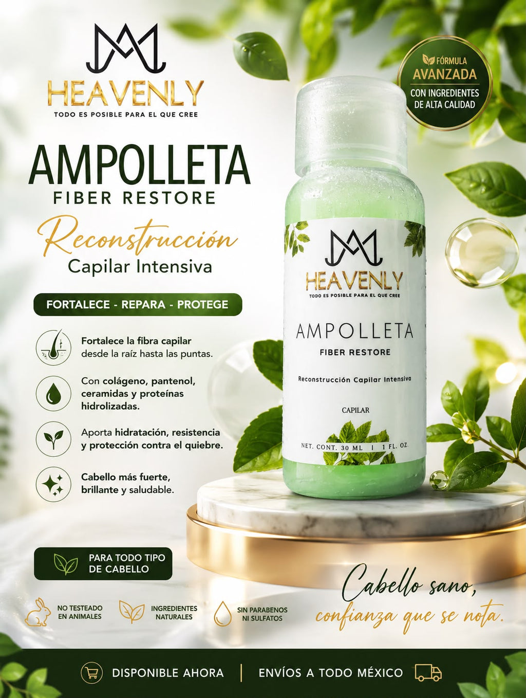 AMPOLLETA FIBER RESTORE.. RECONSTRUCCION CAPILAR